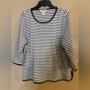 Cathy Daniels XL 3/4 Sleeve Blouse